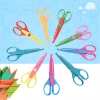 DIY paper-cutting scissors, 6-inch double round handle lace scissors, kindergarten hand-cut paper-cutting without hurting hands, factory direct supply Item Picture